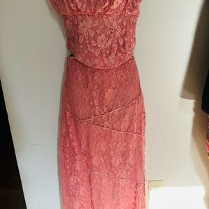Elegant Pink Lace set